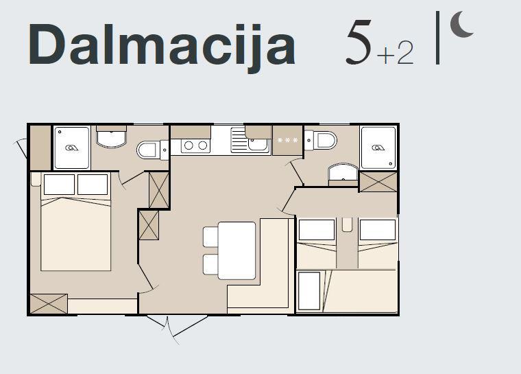Mobile Home Heaven Biograd บีโอกราดนาโมรู ภายนอก รูปภาพ